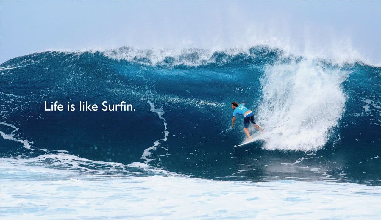 Life is like Surfin. アイキャッチ画像